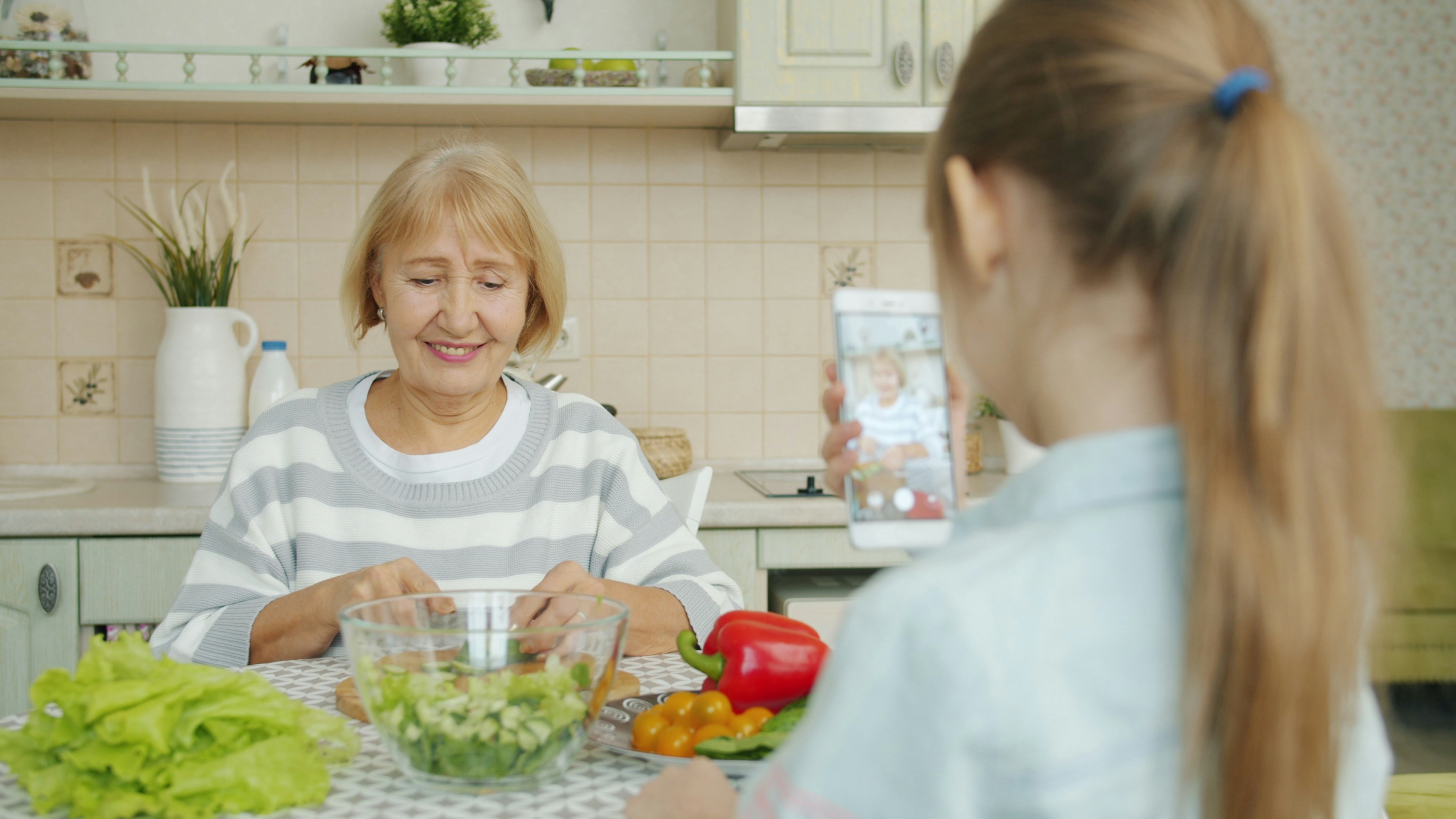 Woman enjoying healthy nutrition